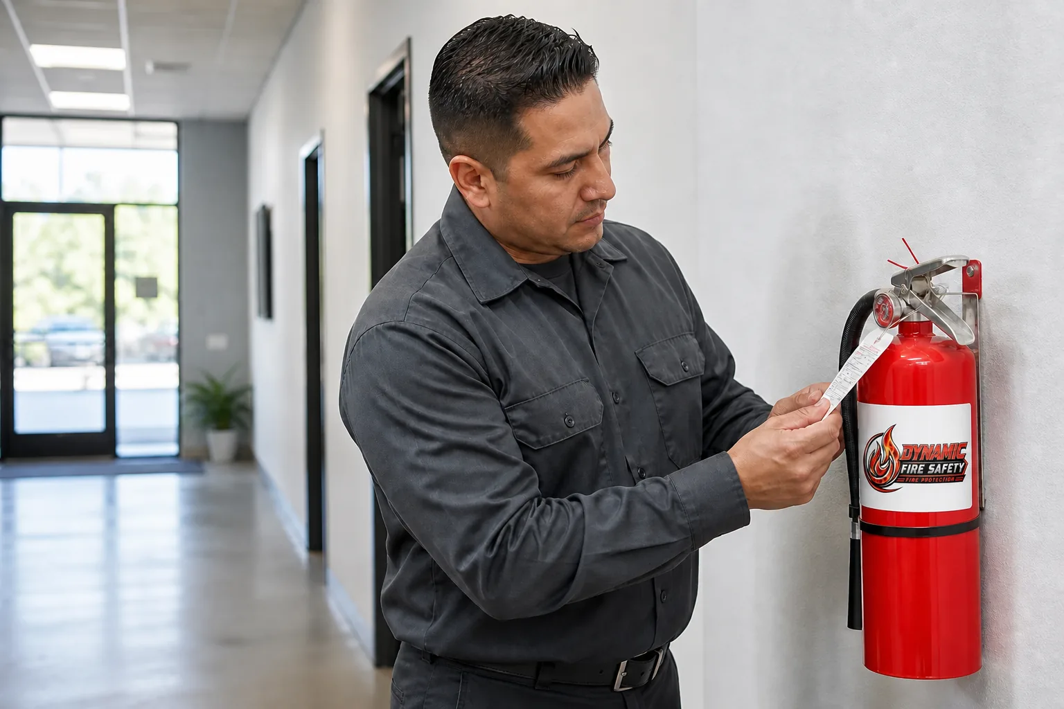 Fire extinguisher inspection and service